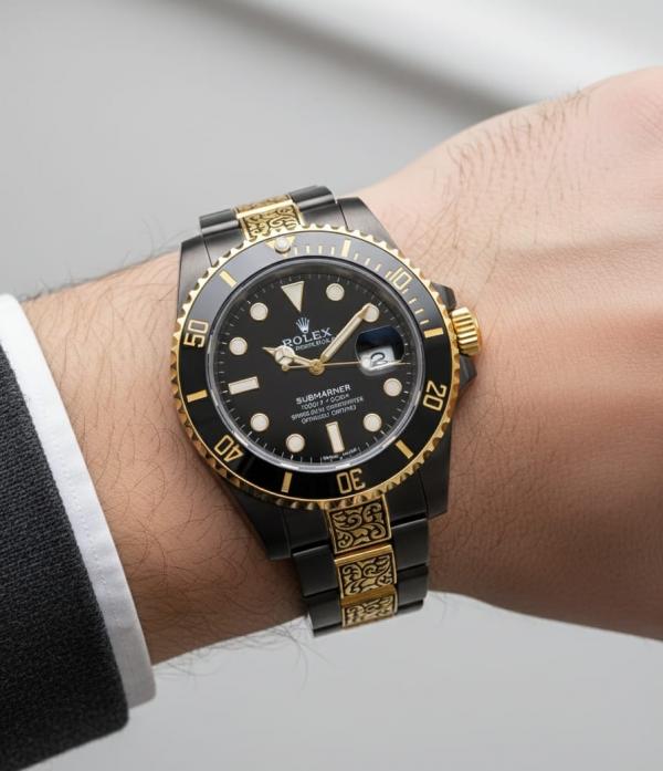 Rolex_Oyster_perpetual_Submarine Vintage Gold