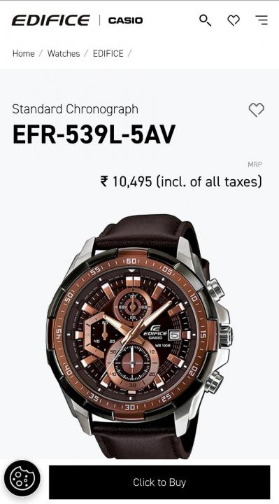 Casio_Edifice_Efr539_Brown
